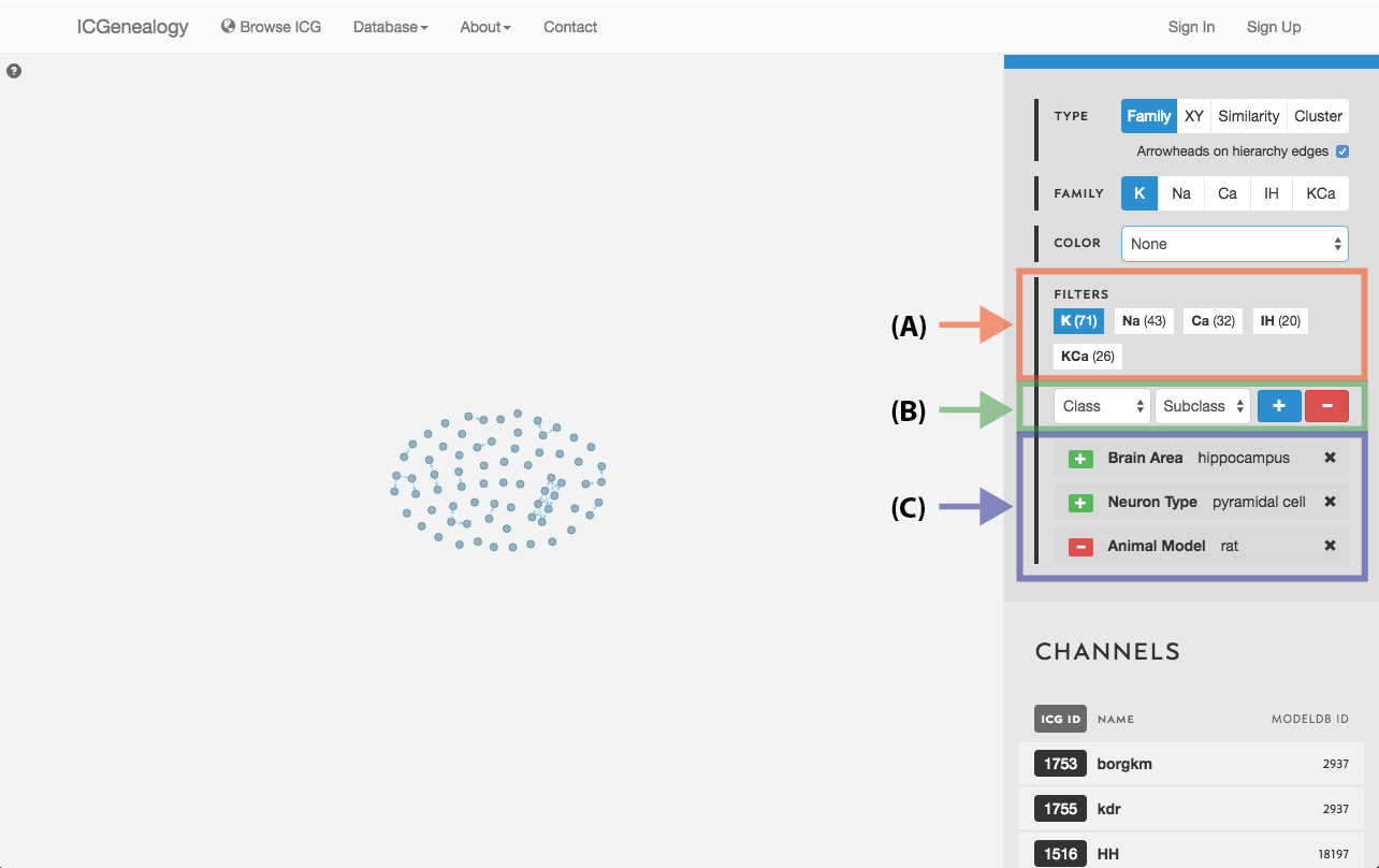 Figure 21: Filter selection: as in but with multiple filters.